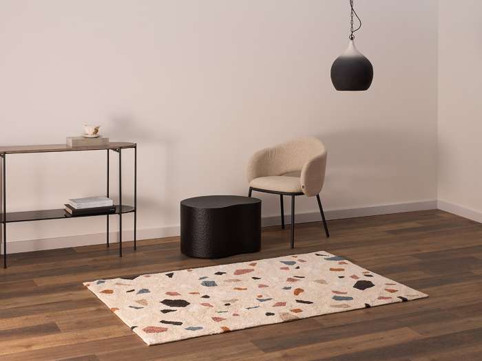 Ковер из хлопка terrazzo poetry из коллекции ethnic, 120х180 см Tkano TK25-DR0046