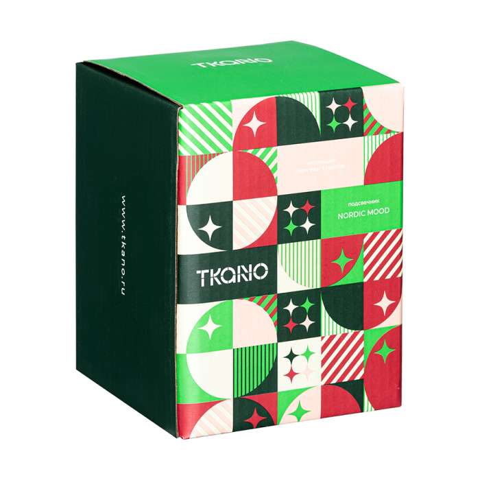 Подсвечник nordic mood белого цвета из коллекции new year essential, 11,5 см Tkano TK24-NY_CNH0001