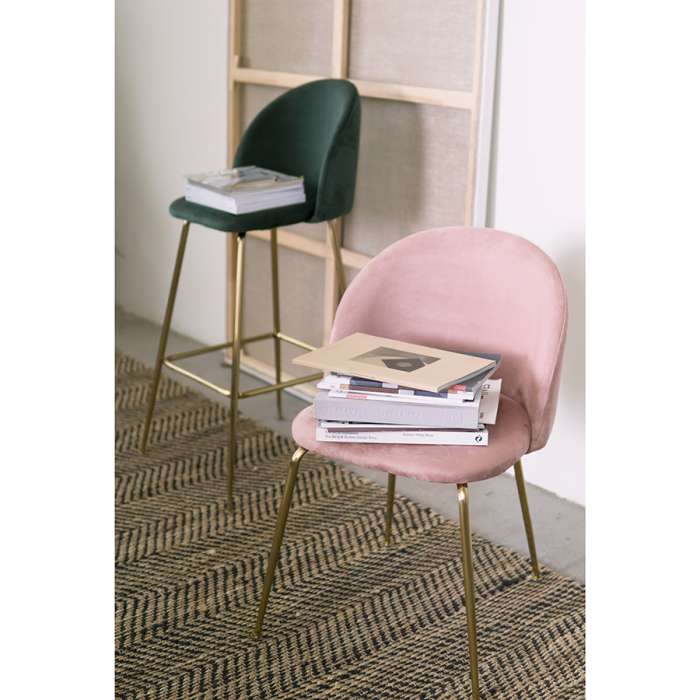 Стул coral, велюр, пыльная роза Bergenson Bjorn BEAR-CO10815