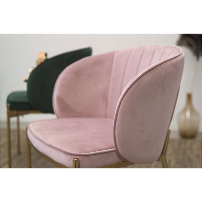 Стул coral, велюр, пыльная роза Bergenson Bjorn BEAR-CO10815