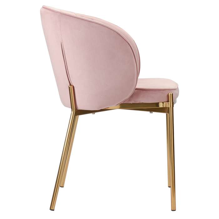 Стул coral, велюр, пыльная роза Bergenson Bjorn BEAR-CO10815