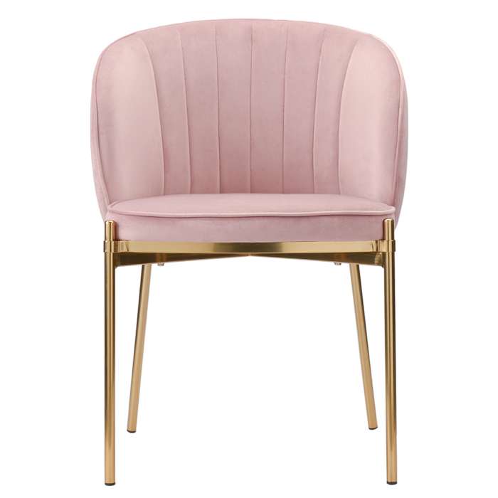 Стул coral, велюр, пыльная роза Bergenson Bjorn BEAR-CO10815