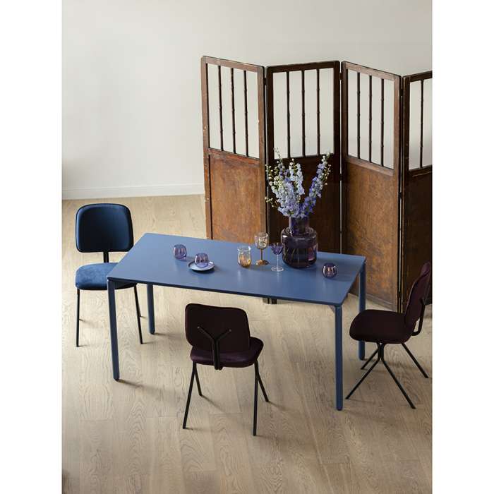 Стул ror, y, велюр, черный/темно-голубой LATITUDE RORCHYBKVLRDBL