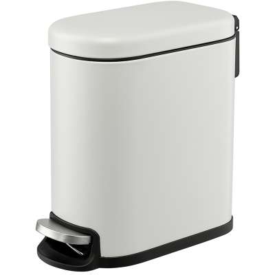 Ведро мусорное с педалью, светло-серое, 5 л Smart Solutions SS0000244