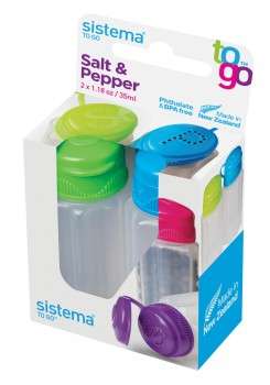 Соль-перец 35мл (2шт)   SISTEMA TO-GO  21473