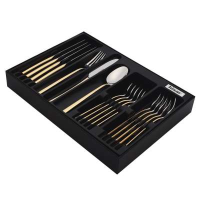Набор столовых приборов BAHAMA Gold 18 шт HISAR H58032