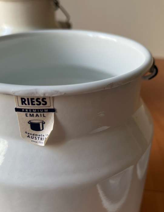 Бидон низкий УЦЕНКА 3,0 л, белый, WEISS RIESS 0340-033-1