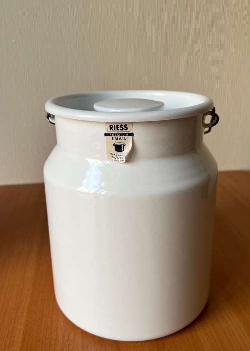 Бидон низкий УЦЕНКА 3,0 л, белый, WEISS RIESS 0340-033-1