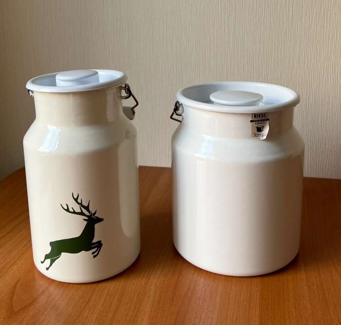 Бидон низкий УЦЕНКА 3,0 л, белый, WEISS RIESS 0340-033-1