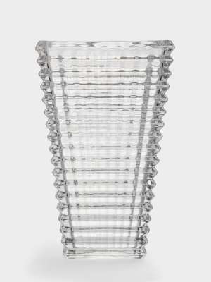 Ваза для цветов, 28 см, стекло Р, серая, Traviata ANNA LAFARG ANLAF-XF250221-2