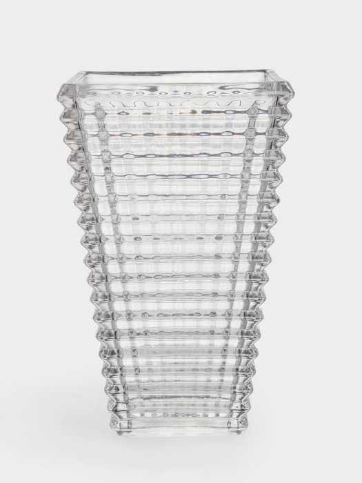 Ваза для цветов, 28 см, стекло Р, серая, Traviata ANNA LAFARG ANLAF-XF250221-2