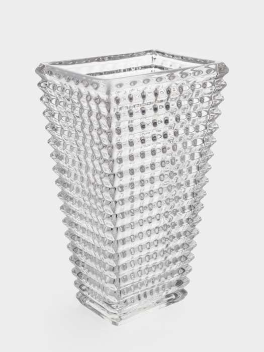 Ваза для цветов, 28 см, стекло Р, серая, Traviata ANNA LAFARG ANLAF-XF250221-2