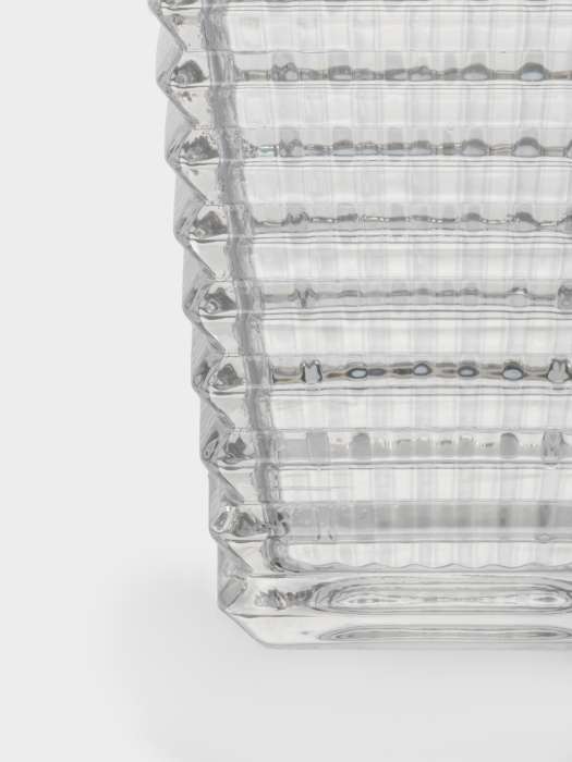 Ваза для цветов, 28 см, стекло Р, серая, Traviata ANNA LAFARG ANLAF-XF250221-2