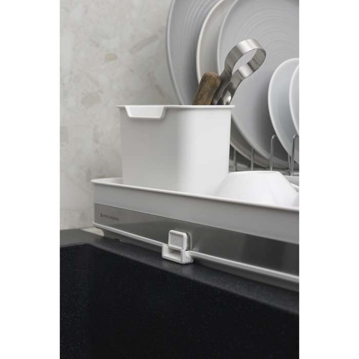 Сушилка для посуды Atle раздвижная большая, белая SMART SOLUTIONS SS000013