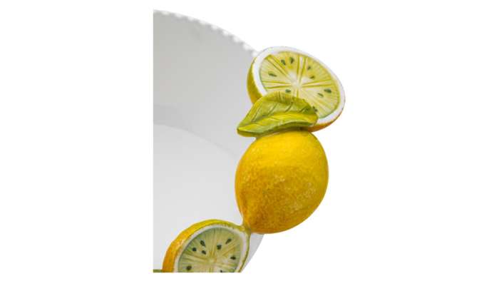 Салатник Лимоны 24 см, h11 см, керамика EDELWEISS EDW-8202F