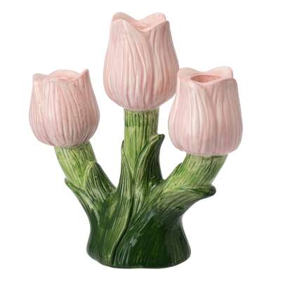 Подсвечник floret для трех свечей из коллекции blossom, 20 см Tkano TK26-DEC-CNH0003