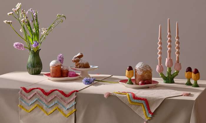 Подсвечник floret для трех свечей из коллекции blossom, 20 см Tkano TK26-DEC-CNH0003