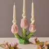 Подсвечник floret для трех свечей из коллекции blossom, 20 см Tkano TK26-DEC-CNH0003