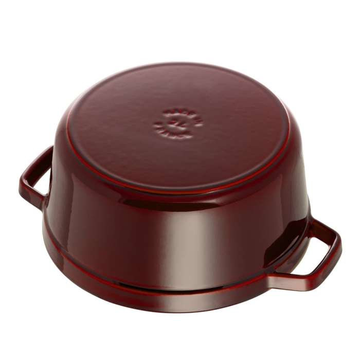Кокот круглый, 20 см, 2,2 л, гранатовый STAUB 1102087