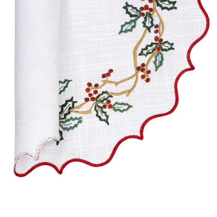Набор из двух салфеток под приборы festive wreath из коллекции new year essential, D38 см Tkano TK24-PM0002