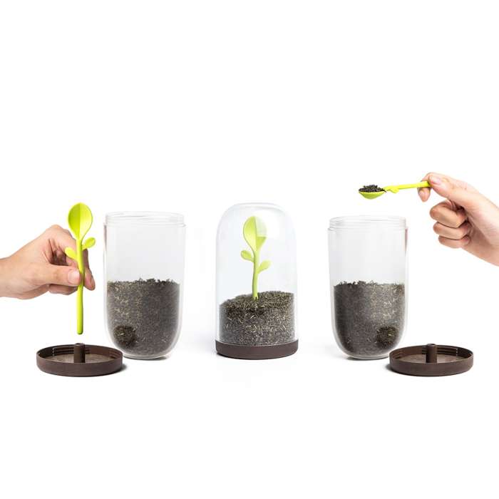 Контейнер для сыпучих продуктов Sprout Jar QUALY  QL10205-BN