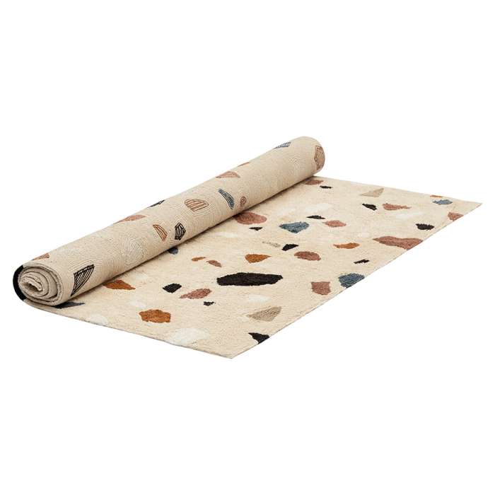 Ковер из хлопка terrazzo poetry из коллекции ethnic, 160х230 см Tkano TK25-DR0047