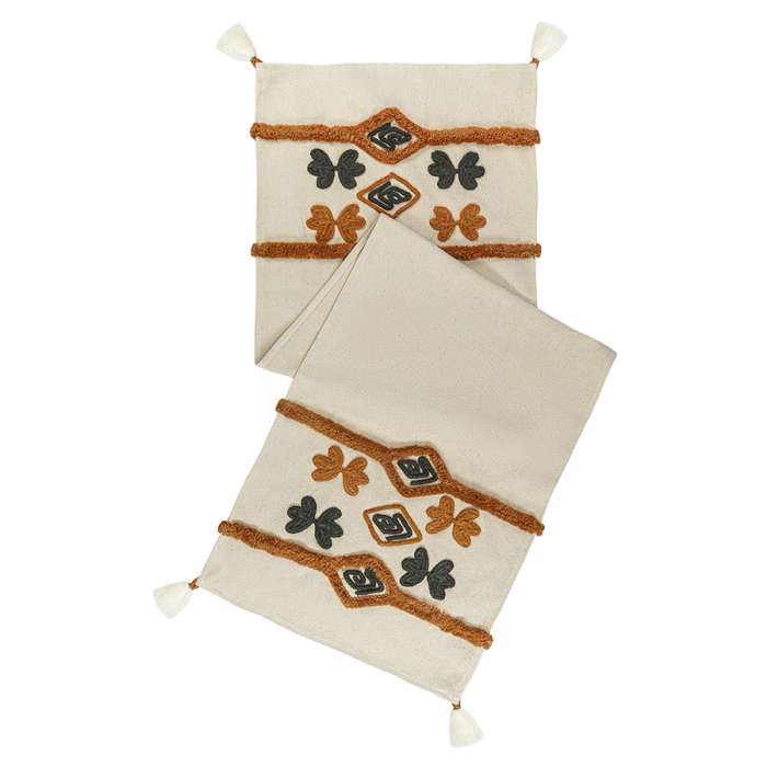 Дорожка на стол с вышивкой abstract play из коллекции ethnic, 45х150 см Tkano TK23-TR0005