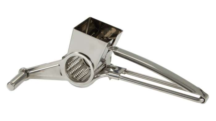 Тёрка роторная ручная для твердых сыров 20x9см, сталь нержавеющая, п/к BOSKA BSK853805