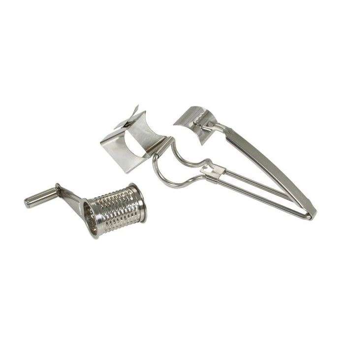 Тёрка роторная ручная для твердых сыров 20x9см, сталь нержавеющая, п/к BOSKA BSK853805