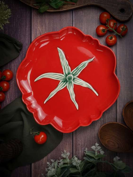 Тарелка d 28 см h 2,8 см, Tomato CASA DI FORTUNA CDF TM03
