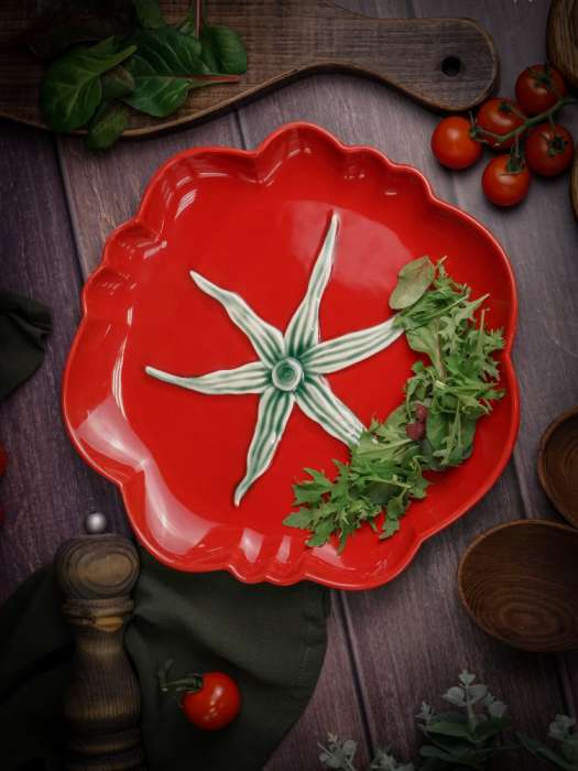 Тарелка d 28 см h 2,8 см, Tomato CASA DI FORTUNA CDF TM03