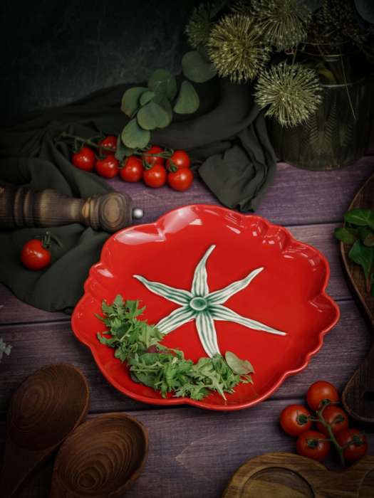Тарелка d 28 см h 2,8 см, Tomato CASA DI FORTUNA CDF TM03