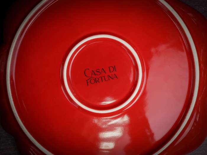 Тарелка d 28 см h 2,8 см, Tomato CASA DI FORTUNA CDF TM03