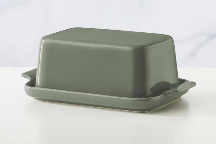 Маслёнка, 20х12 см, фарфор P, серо-зеленая, Indulgence MAXWELL & WILLIAMS MW451-IA0404