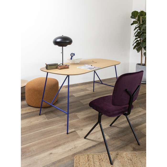 Стул ror, y, велюр, черный/пурпурный LATITUDE RORCHYBKVLRDPRPL