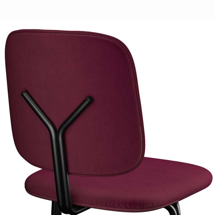 Стул ror, y, велюр, черный/пурпурный LATITUDE RORCHYBKVLRDPRPL