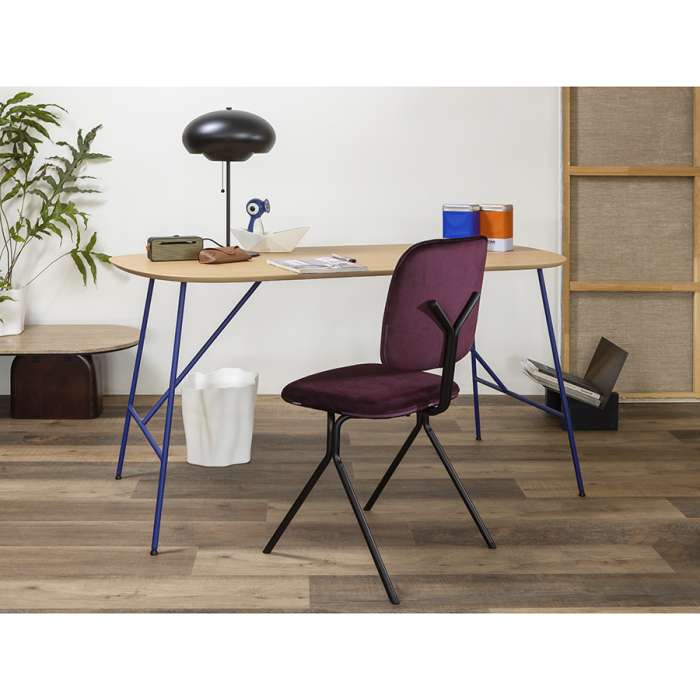 Стул ror, y, велюр, черный/пурпурный LATITUDE RORCHYBKVLRDPRPL