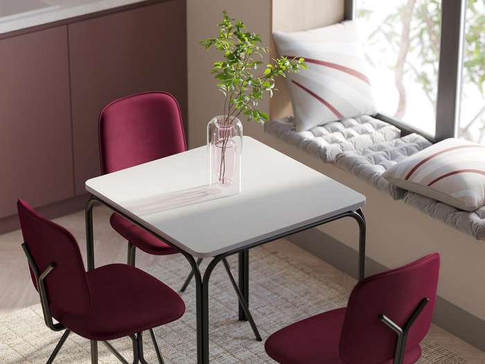 Стул ror, y, велюр, черный/пурпурный LATITUDE RORCHYBKVLRDPRPL