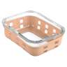 Контейнер для запекания, хранения и переноски продуктов в чехле, 1050 мл, бежевый SMART SOLUTIONS ID1050RC_480C
