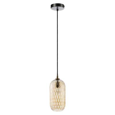 Светильник подвесной mystic aura, D26 см, янтарно-золотой Bergenson Bjorn BB0000551