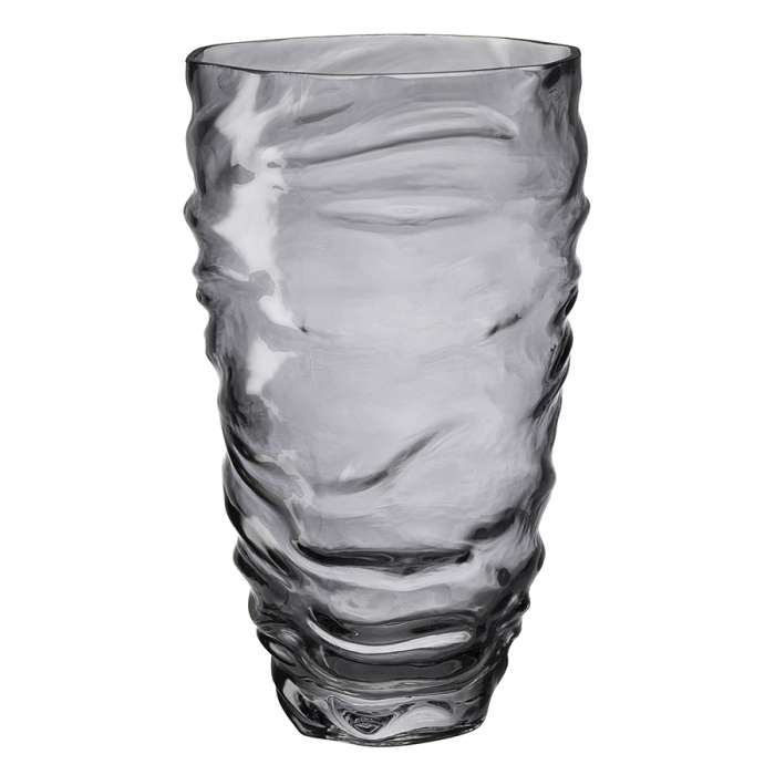 Ваза crumpl, 25 см, серая Bergenson Bjorn BB0000505