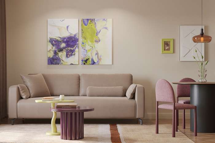 Панно декоративное с эффектом 3d minimalism triangle, 50х70 см Bergenson Bjorn BB0000960