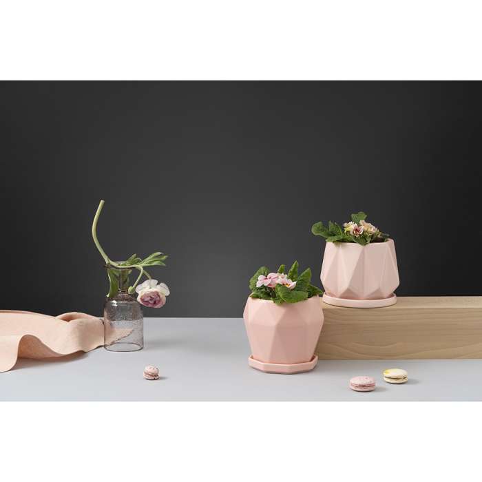 Набор бокалов для вина Flowi, 410 мл, розовые, 2 шт. LIBERTY JONES HM-LJ-FL-WGLS-P410-2