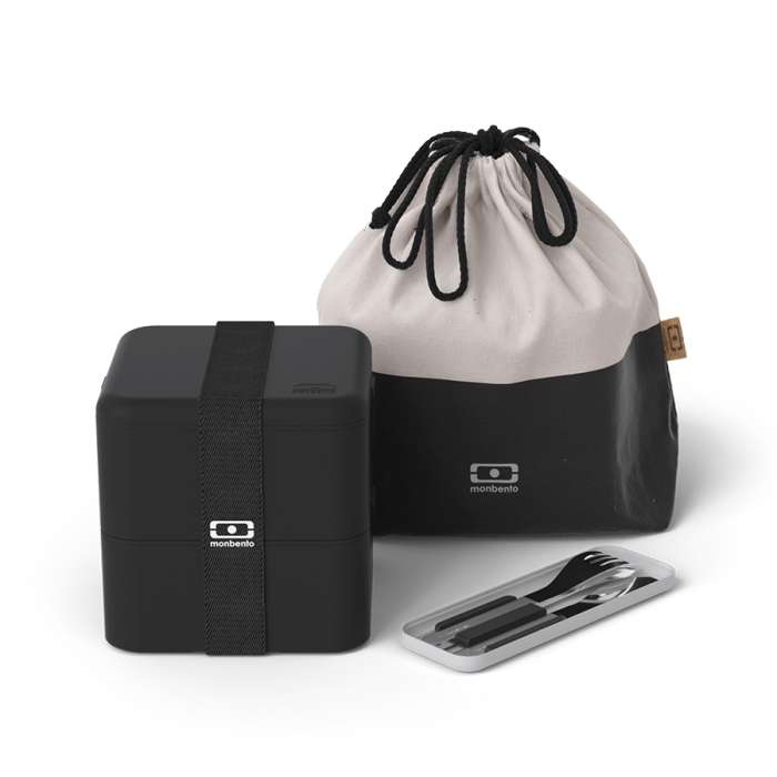 Мешочек для ланча mb pochette l, black onyx Monbento 43180002