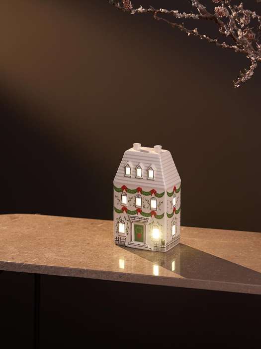 Домик с подсветкой olgod из коллекции new year essential, 19см Tkano TK25-NY_LH0004