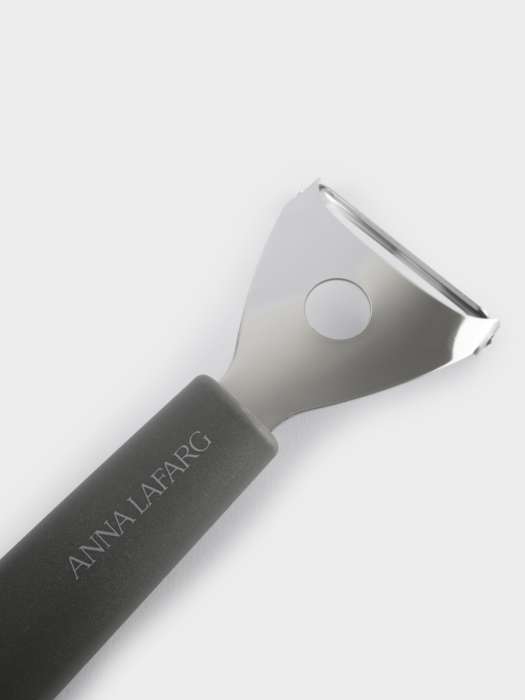 Овощечистка, 18 см, Т-образная, сталь/пластик, графитовая, Multi ANNA LAFARG ANLAF-KT242008B-10