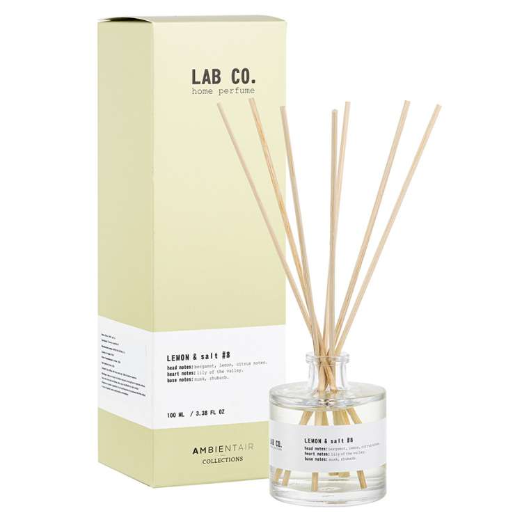 Диффузор ароматический lab co, lemon&salt, 100 мл Ambientair MK100LSLB