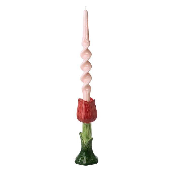 Подсвечник floret красного цвета из коллекции blossom, 18 см Tkano TK26-DEC-CNH0001