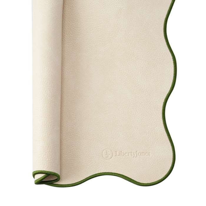 Салфетка сервировочная "Ритмика", 45х33 см, молочная/зеленая Liberty Jones LJ0000614