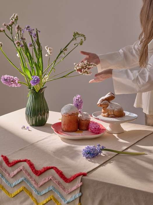 Ваза petal зеленого цвета из коллекции blossom, 22 см Tkano TK26-DEC-VA0001